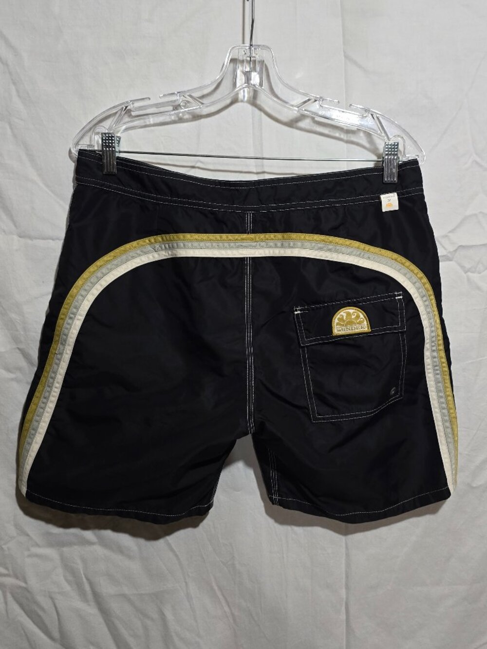 Sundek 6.5" IS Men's Swim Board Short Trunks - Black - Sz 32*